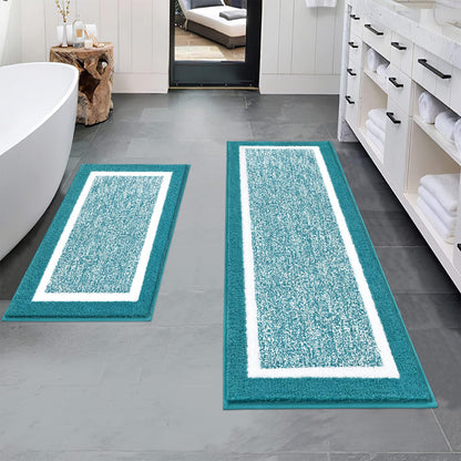 Shaggy Microfiber Bath Rug Set, 3 Piece