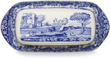 Spode Blue Italian Covered Butter Dish
