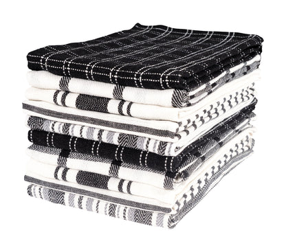 Navy Kitchen Towels, Set of 10