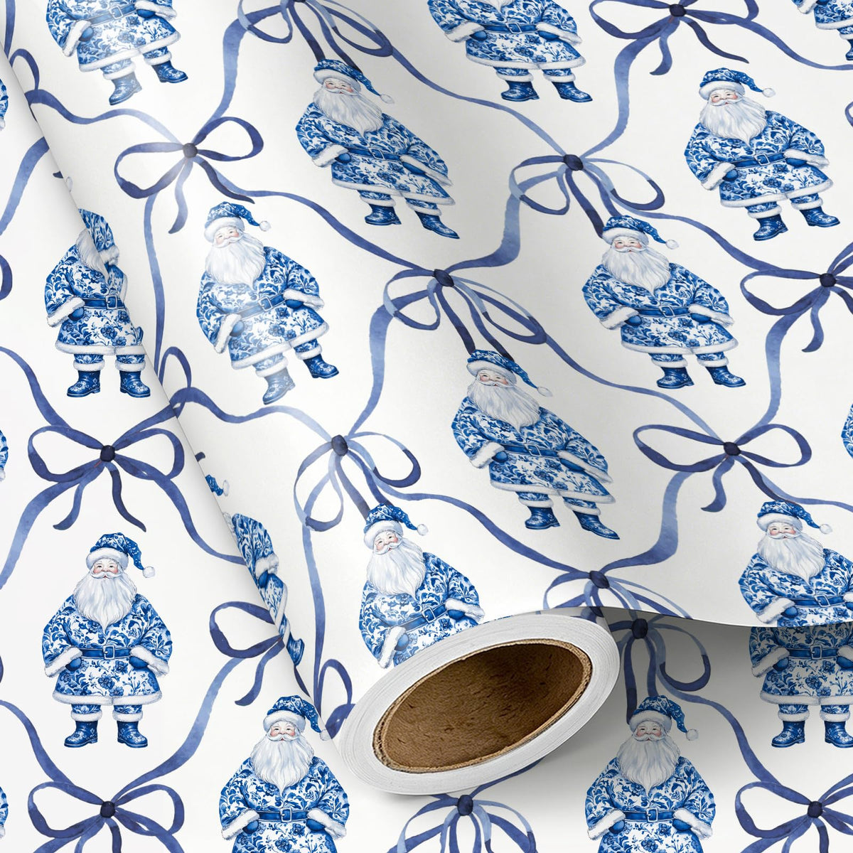 Chinoiserie Nutcracker Christmas Wrapping Paper