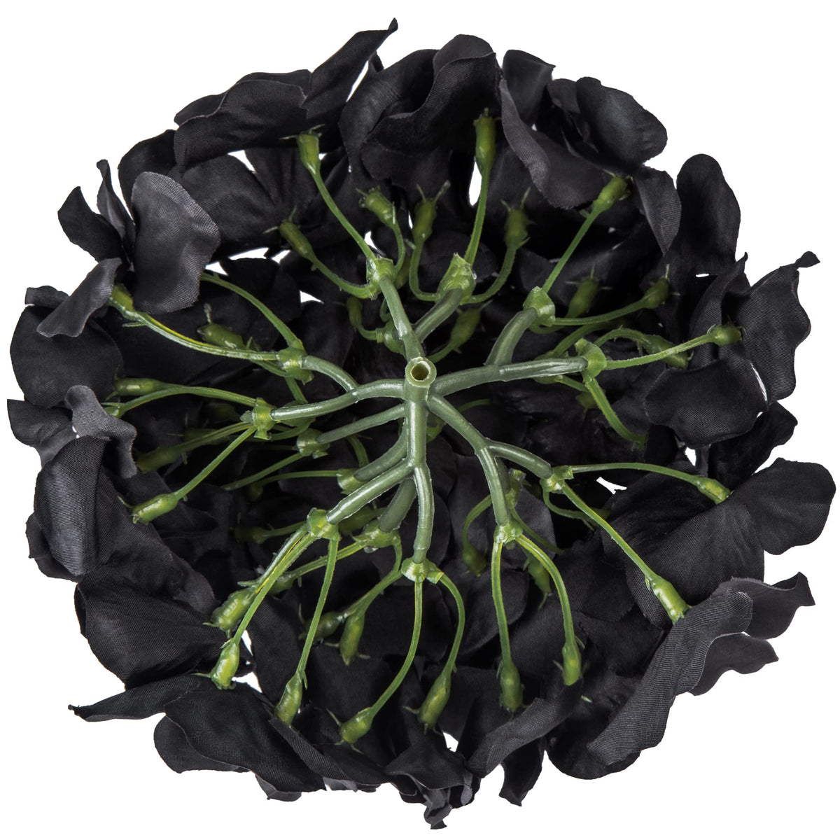Silk Hydrangea Heads with Stems, Pack of 10