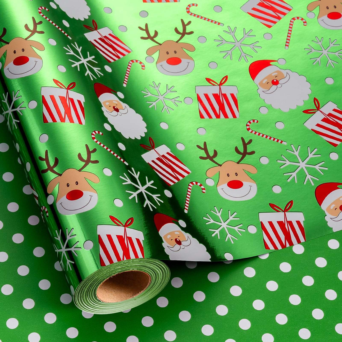 Blue Nutcracker Christmas Wrapping Paper, 32.8 Ft