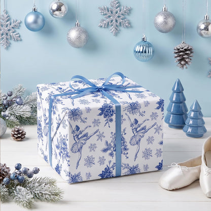 Chinoiserie Nutcracker Christmas Wrapping Paper