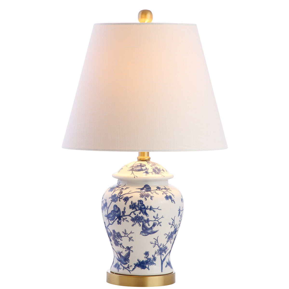 Jonathan Y Penelope Ginger Jar LED Table Lamp, 22 Inch