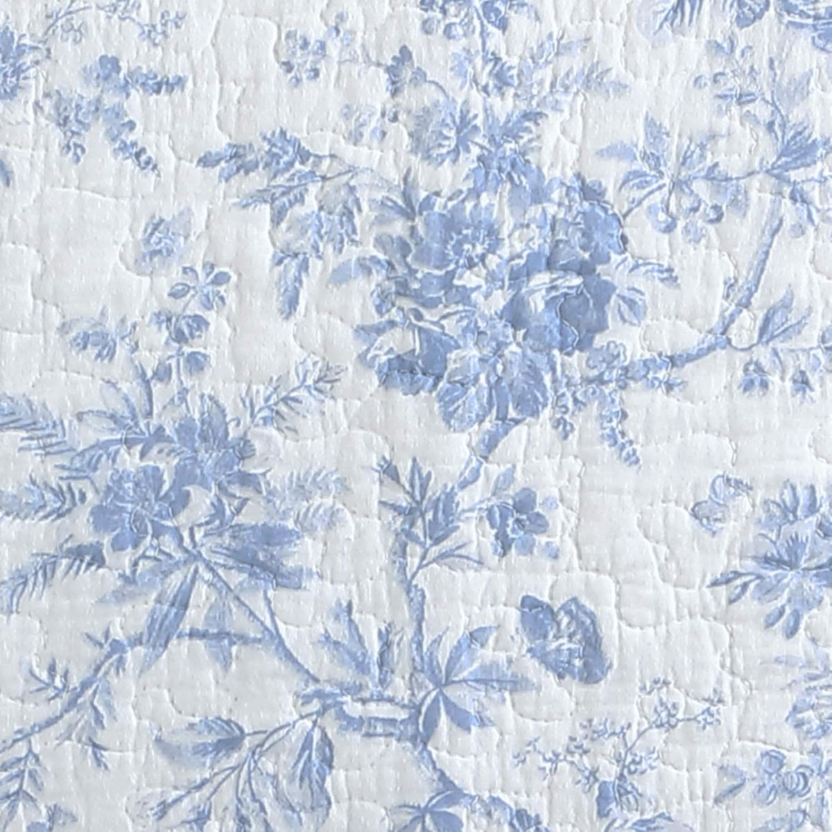 Laura Ashley Walled Garden Blue Quilt Set