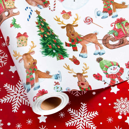 Blue Nutcracker Christmas Wrapping Paper, 32.8 Ft