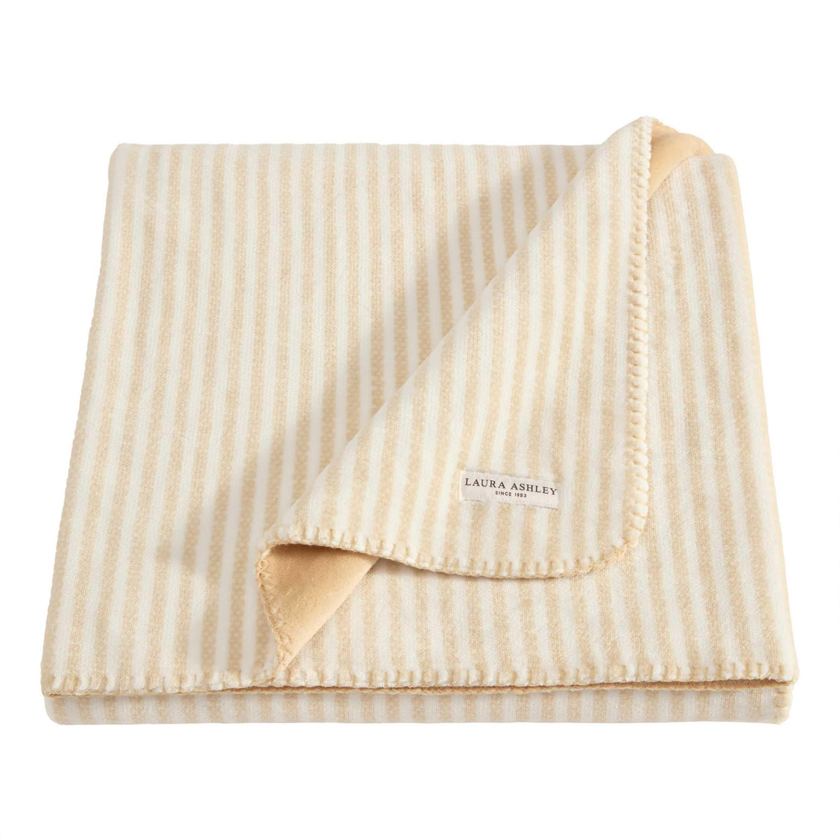 Laura Ashley Reversible Plush Throw, 50x70