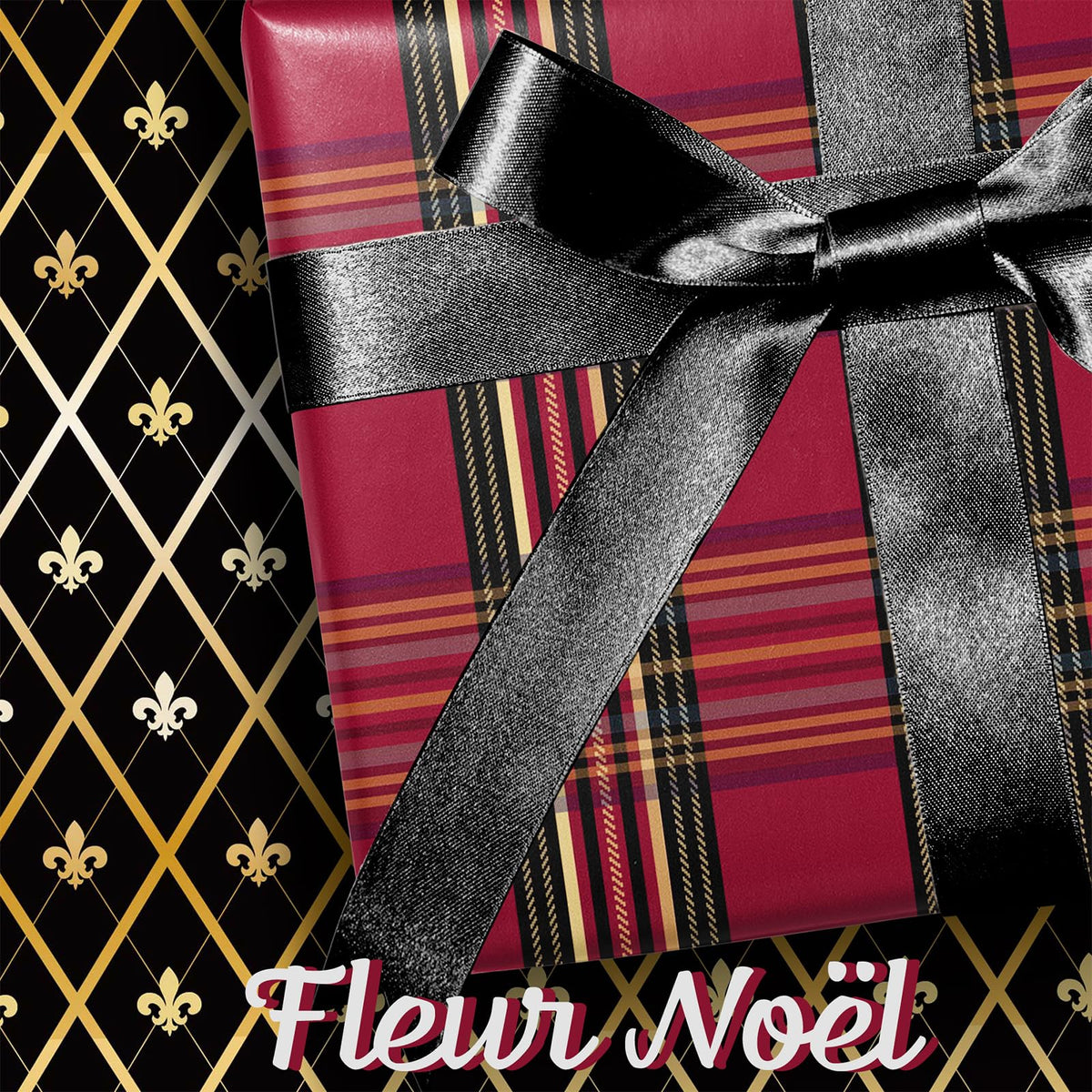 Nutcracker Reversible Christmas Wrapping Paper, 33 Ft