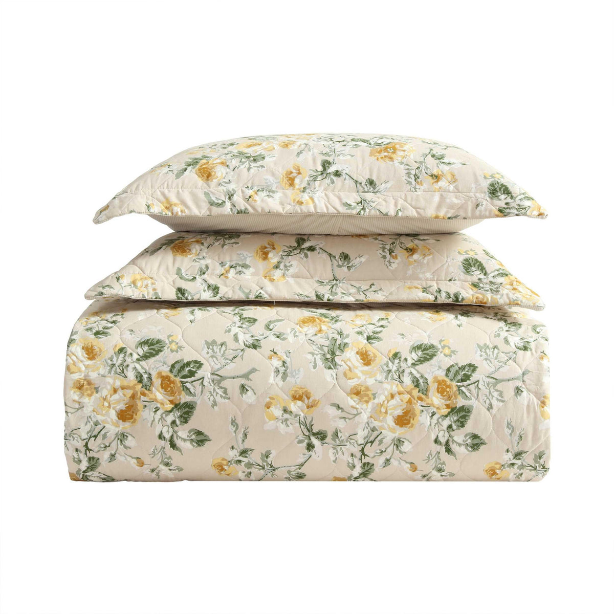 Laura Ashley Walled Garden Blue Quilt Set
