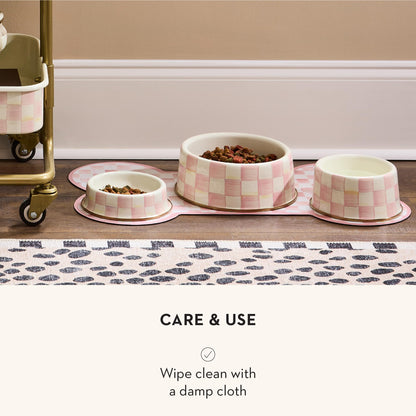 MacKenzie-Childs Pup Placemat, Royal Check