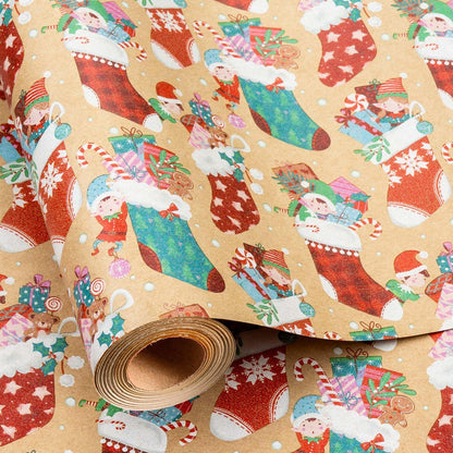 Blue Nutcracker Christmas Wrapping Paper, 32.8 Ft