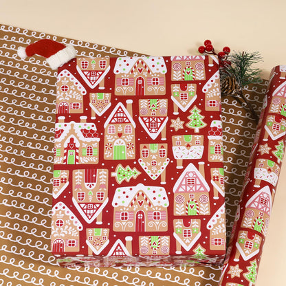 Nutcracker Reversible Christmas Wrapping Paper, 33 Ft