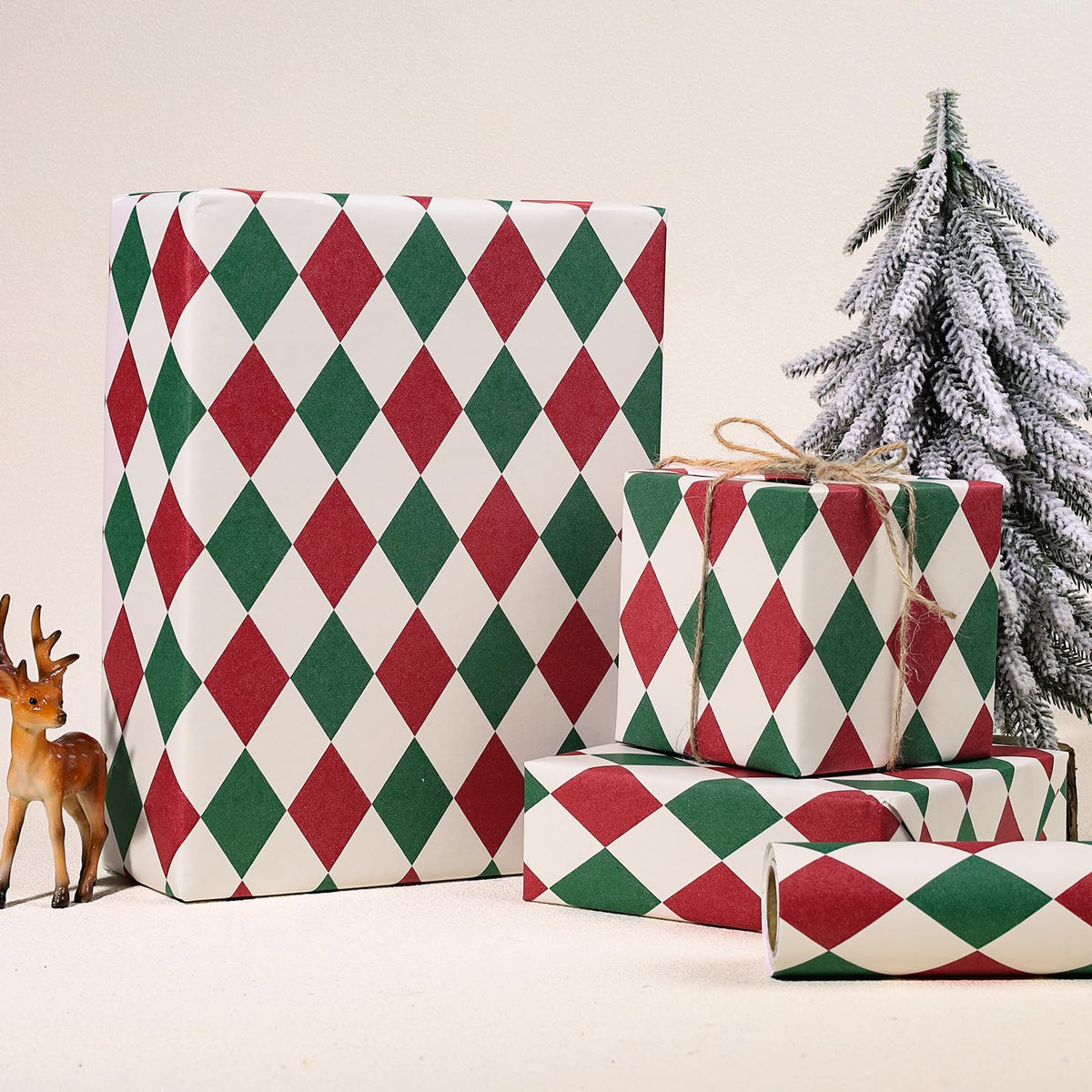 Nutcracker Reversible Christmas Wrapping Paper, 33 Ft