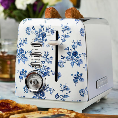 Laura Ashley Wide Slot 2-Slice Toaster