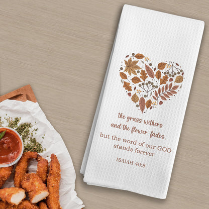 Chinoiserie Waffle Kitchen Towels, 16 x 24 Inch