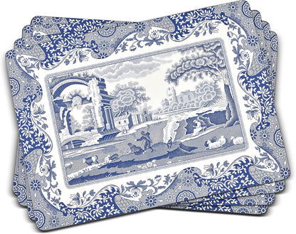Pimpernel Blue Italian Placemats, Set of 4