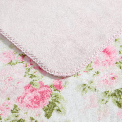 Laura Ashley Reversible Plush Throw, 50x70