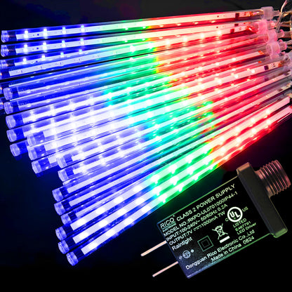Aukora Blue Meteor Shower Lights