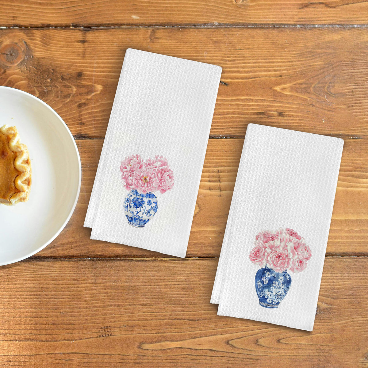 Chinoiserie Kitchen Towels, Set of 2