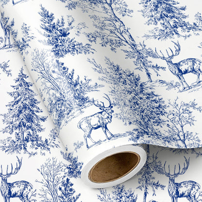 Chinoiserie Nutcracker Christmas Wrapping Paper
