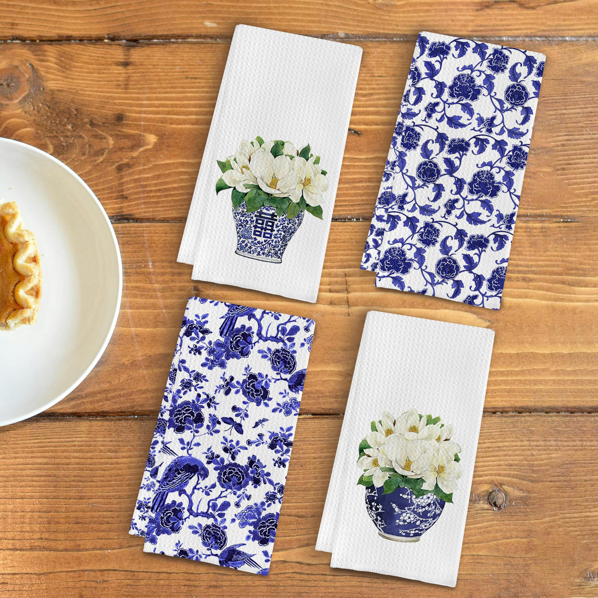 Chinoiserie Kitchen Towels, Set of 2