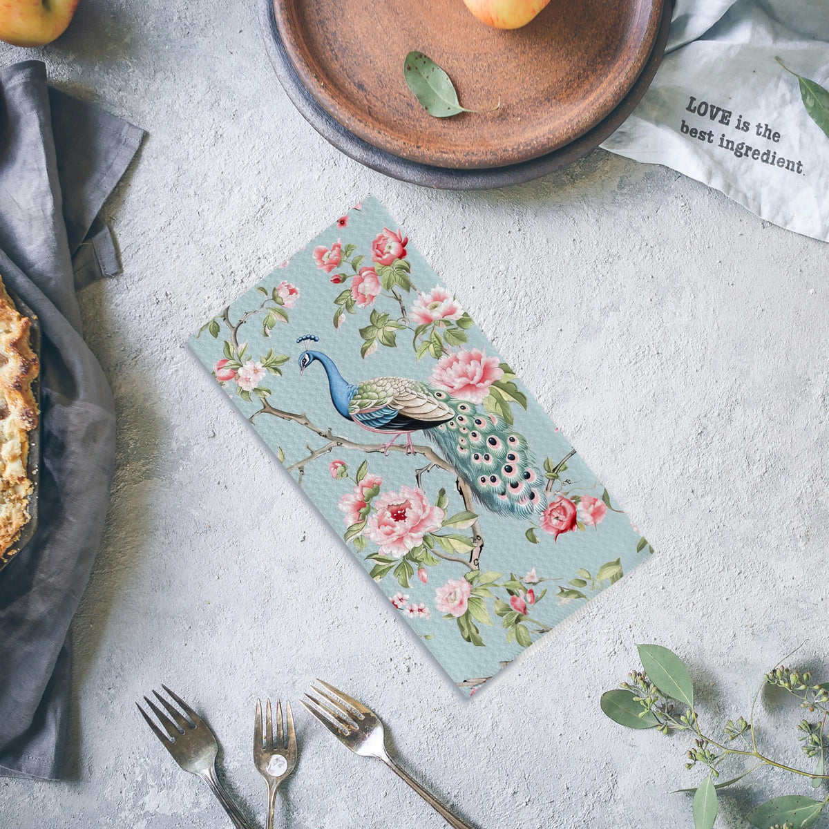 Chinoiserie Kitchen Towels, Set of 2