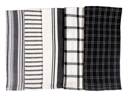 Navy Kitchen Towels, Set of 10