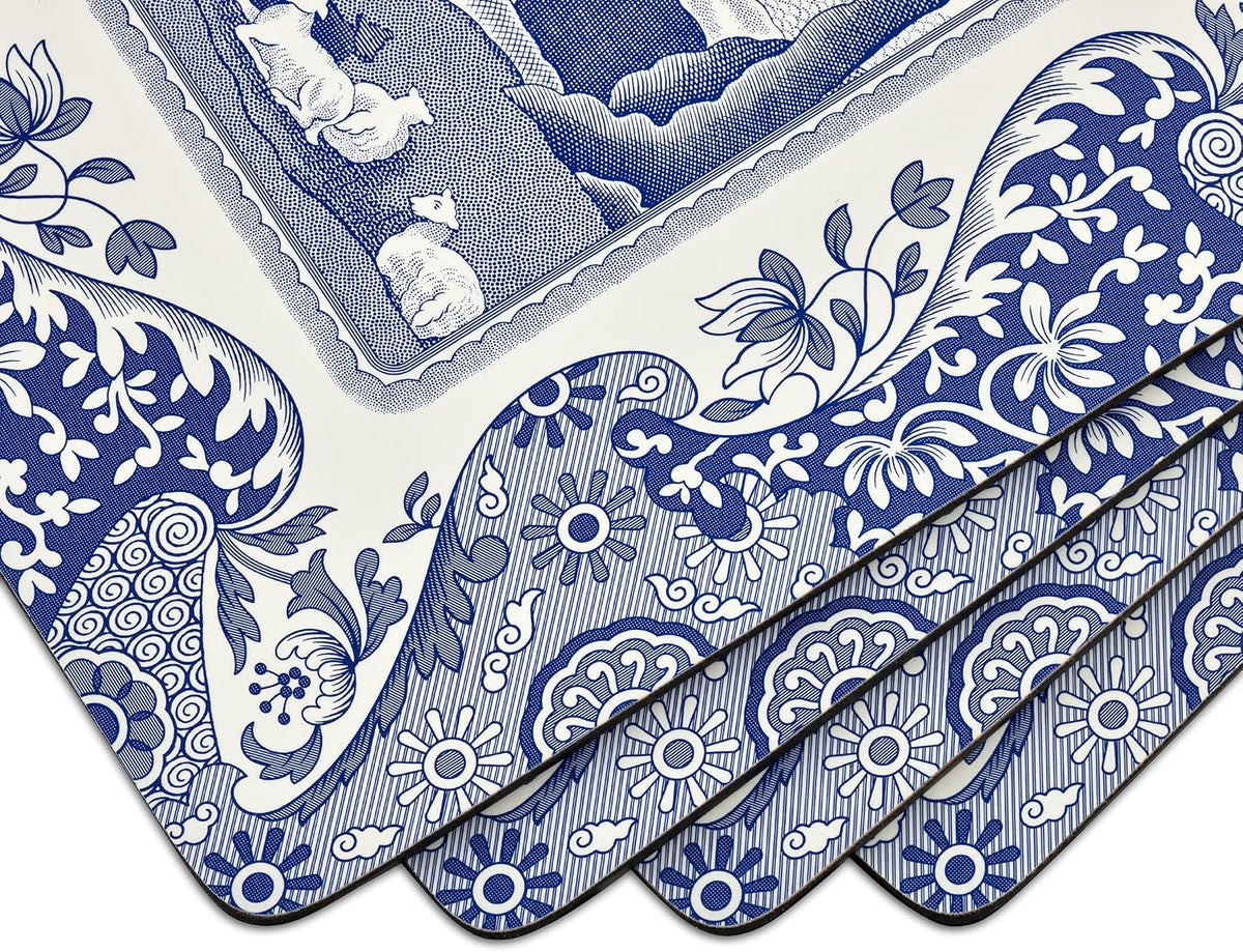 Pimpernel Blue Italian Placemats, Set of 4