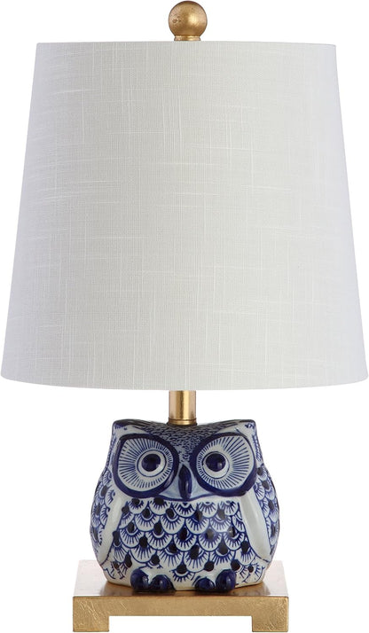 Justina Owl Mini Table Lamp, Ceramic