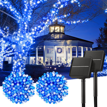 Solar Christmas String Lights, 100 LED, 40 ft