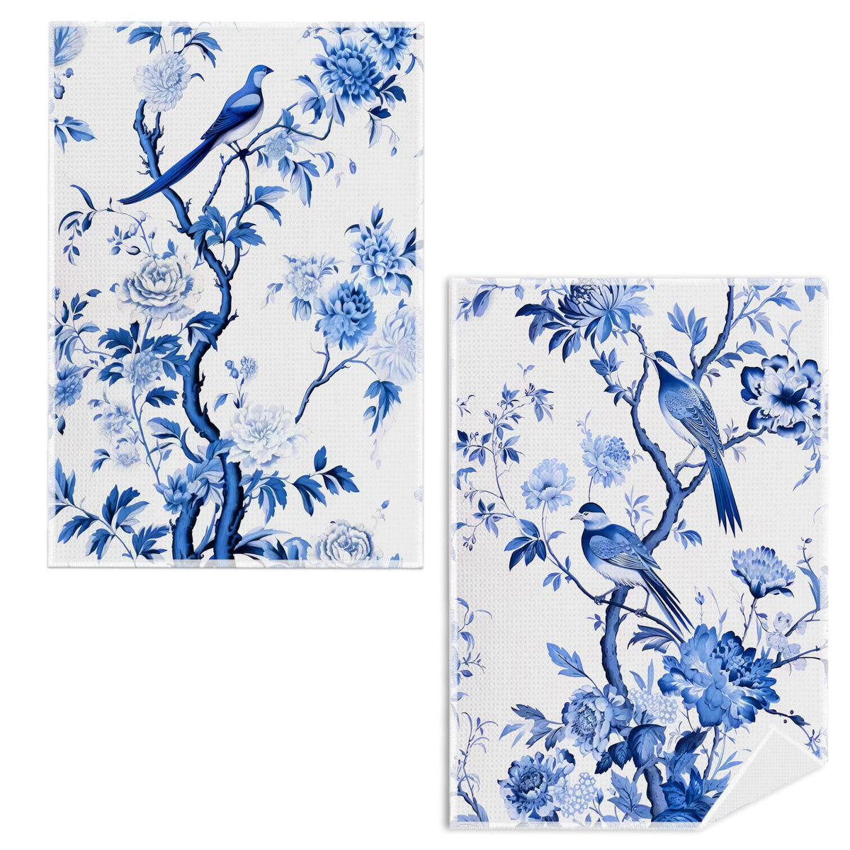 Chinoiserie Kitchen Towels, Set of 2