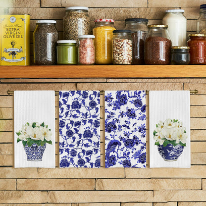 Chinoiserie Kitchen Towels, Set of 2
