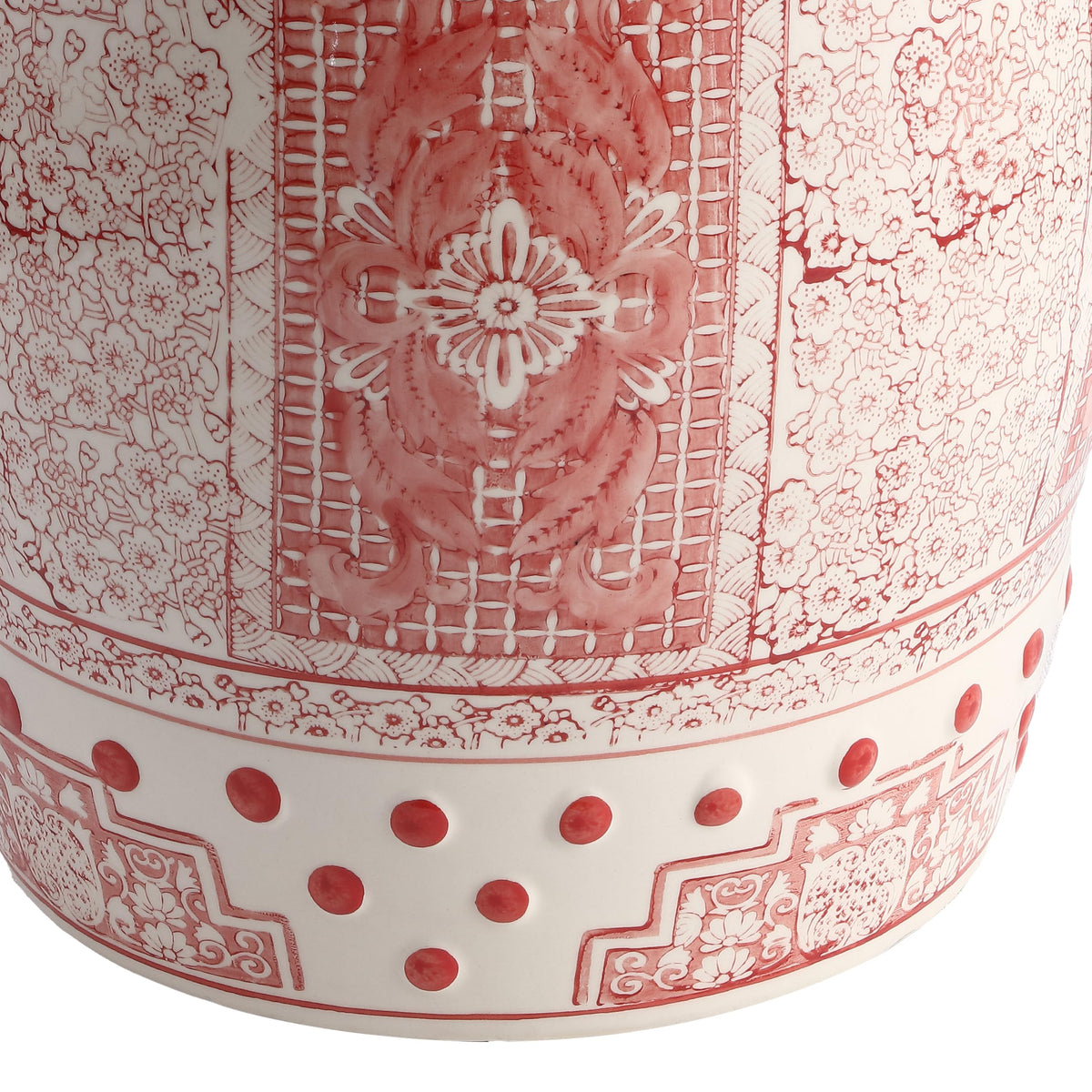 Jonathan Y Acanthus Ceramic Garden Stool