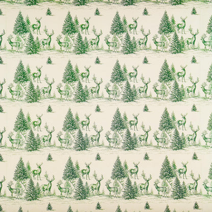 Reversible Toile Christmas Wrapping Paper