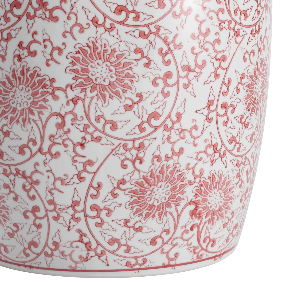 Jonathan Y Lotus Blossom Ceramic Garden Stool