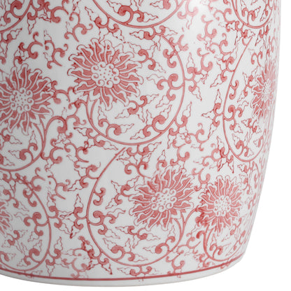 Jonathan Y Lotus Blossom Ceramic Garden Stool