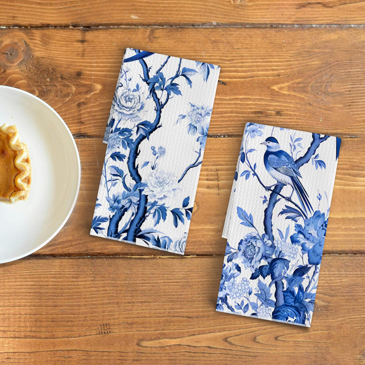 Chinoiserie Kitchen Towels, Set of 2