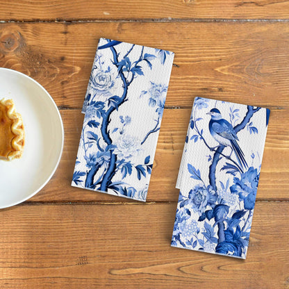 Chinoiserie Kitchen Towels, Set of 2