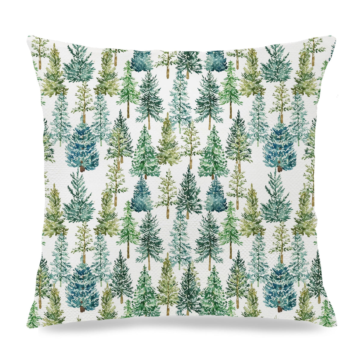 Blue Christmas Toile Pillow Covers, 18x18, Set of 2