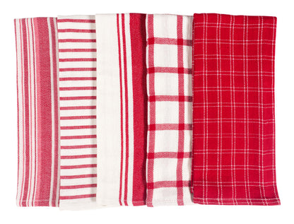 Navy Kitchen Towels, Set of 10