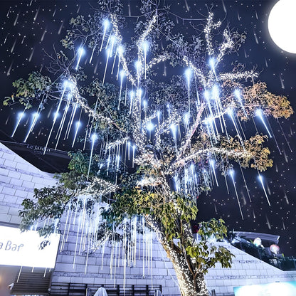 Aukora Blue Meteor Shower Lights