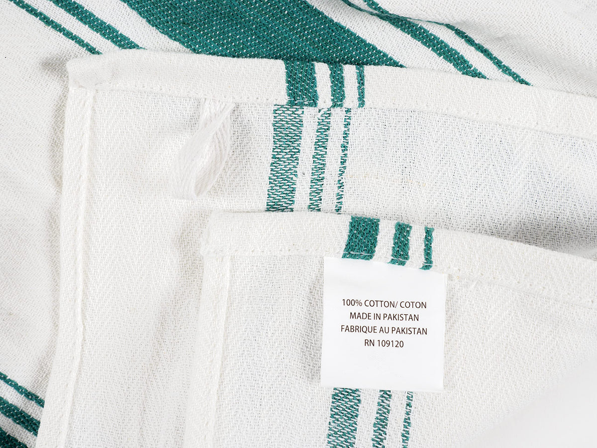 Navy Kitchen Towels, Set of 10