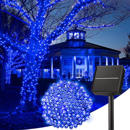 Solar Christmas String Lights, 100 LED, 40 ft