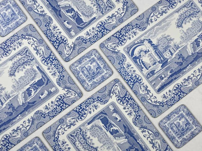Pimpernel Blue Italian Placemats, Set of 4