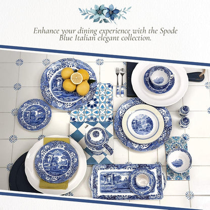 Spode Blue Italian Dip Bowls, 5 Inch, Set of 3