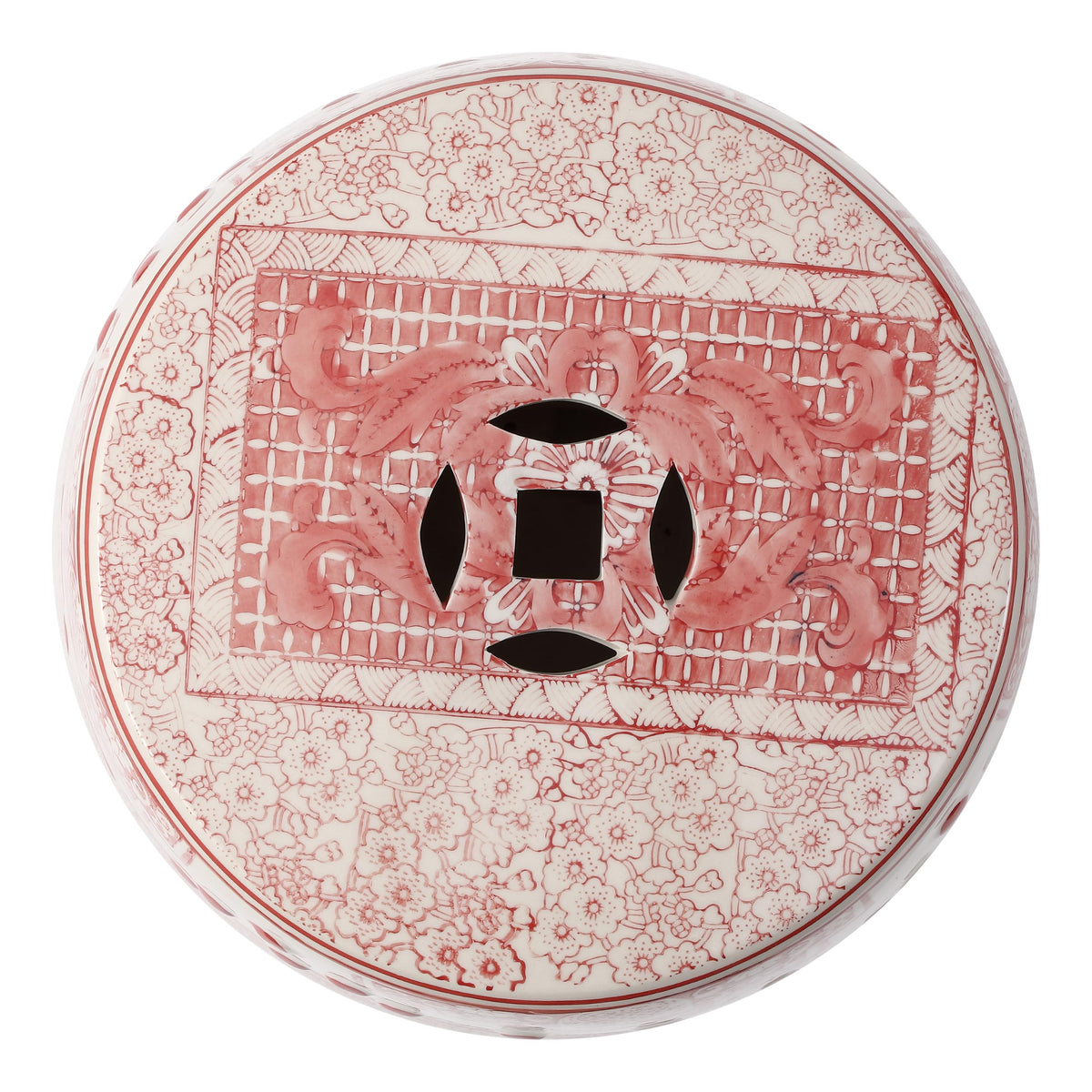 Jonathan Y Acanthus Ceramic Garden Stool