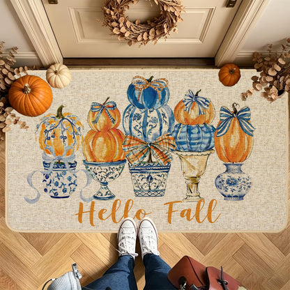 Chinoiserie Christmas Doormat, 17 x 29 Inch