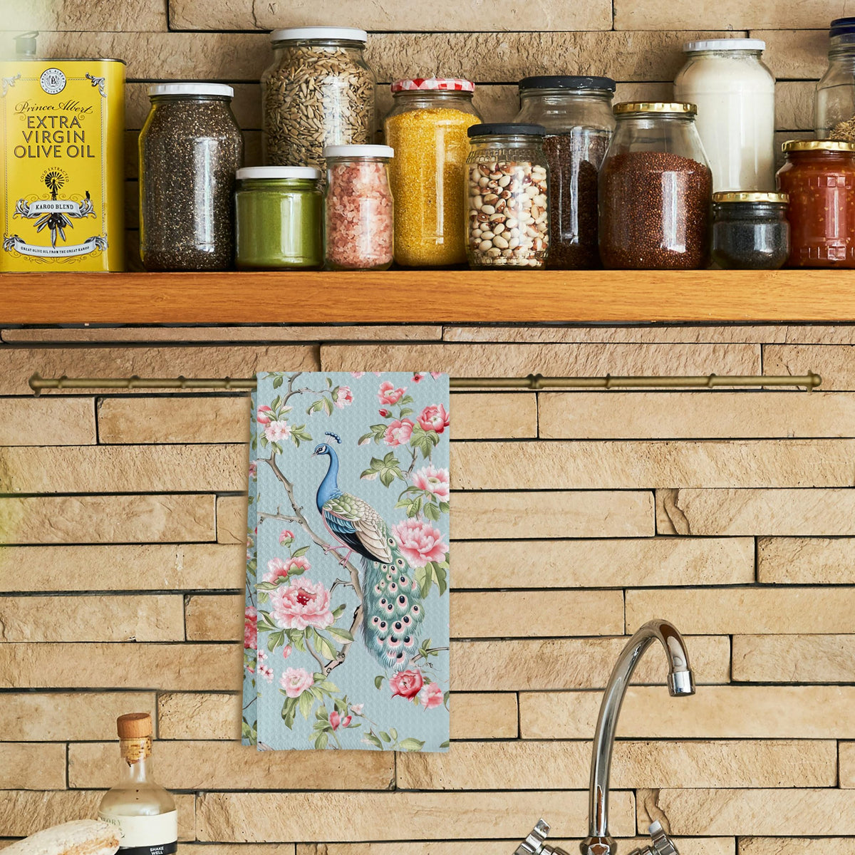 Chinoiserie Kitchen Towels, Set of 2