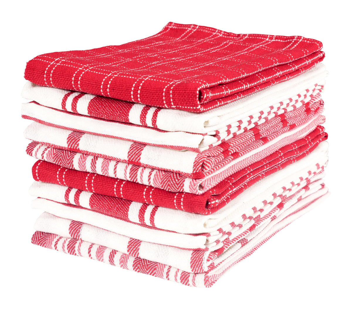 Navy Kitchen Towels, Set of 10