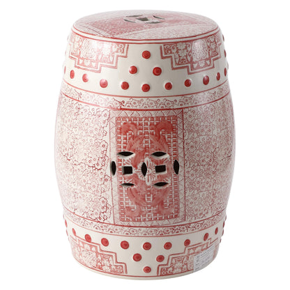 Jonathan Y Acanthus Ceramic Garden Stool